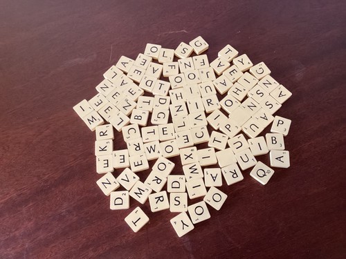 Scrabble original spare tiles - scrabble,
