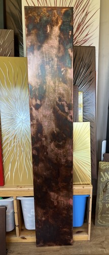 Vertical distressed copper - vertical,
