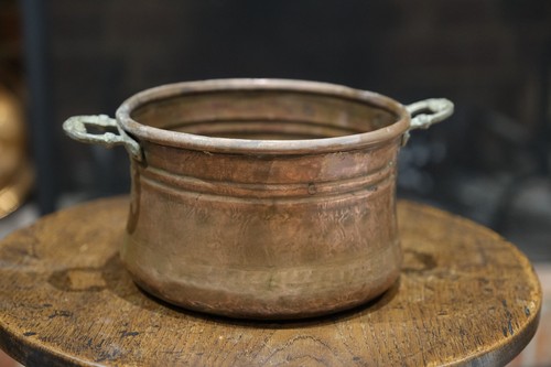 Antique copper jam pan - antique,