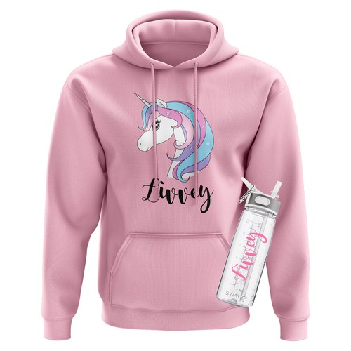 Kids unicorn pink head 800ml - head,