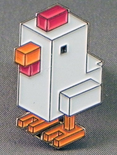 Crossy road chicken - , badge