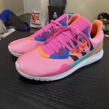 Adidas Flex J Hyper Pop Sneaker Shoe Art FX5332 Youth Size 6.5Y Women’s 8 EUC