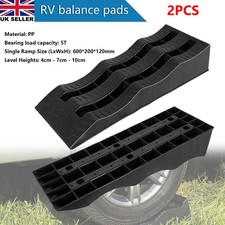 3-Step Motorhome Caravan Levelling Ramps Level Up Blocks Heavy-Duty 5T RV Camper