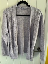 honor millburn light purple button up cardigan size L/large 18-20