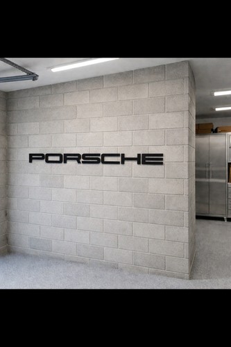 Porsche font style large - 3d,