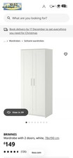 IKEA Brimnes Two Door Wardrobe