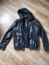 Superdry Leather Jacket Mens
