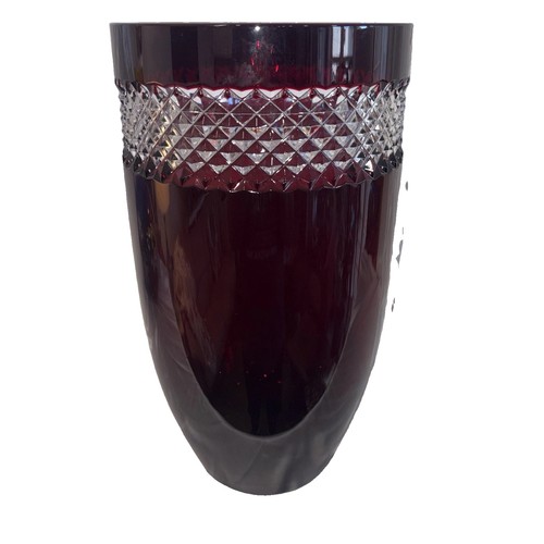 Waterford john rocha - ruby, red