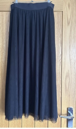 Boden black tulle - tulle, midi