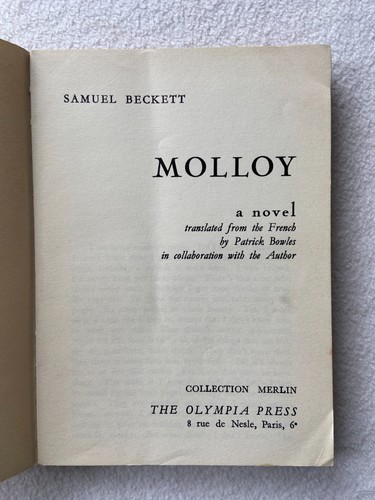 Samuel beckett molloy - samuel,
