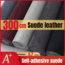 Suede Leather Fabric for Car Truck Interior Renovate,Velvet Self-Adhesive Leathe