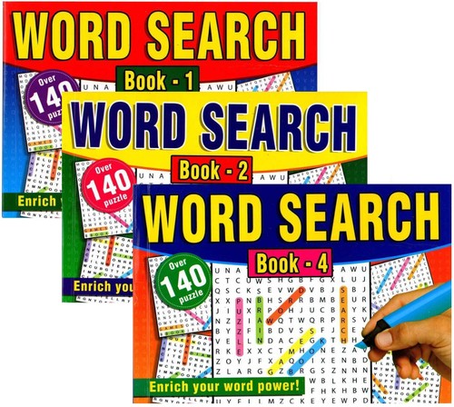Set word search books - of,