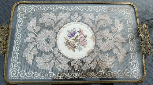 Antique vtg filigree - 14",
