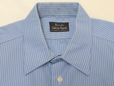 ROCOLA BRI NYLON SHIRT MOD SUEDEHEAD SKIN HEAD VTG 1970s JAYTEX ERA 15 1/2 M - L