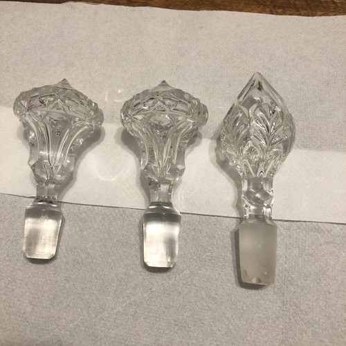 Vintage glass bottles - glass,
