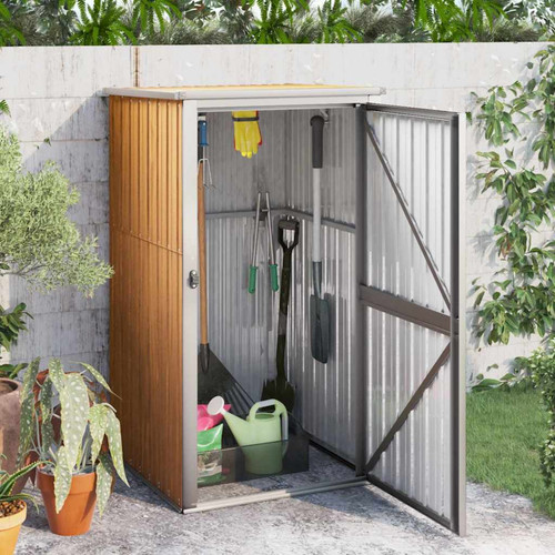 Garden tool shed brown - garden,