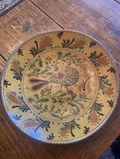 Shooner Redware Plate