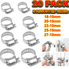 20x Jubilee Clips Stainless