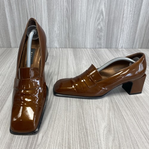 Bally hazel brown patent - bally,