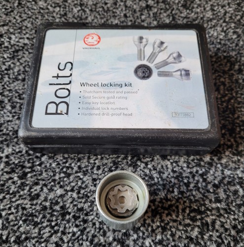 Vauxhall wheel locking - nut, /