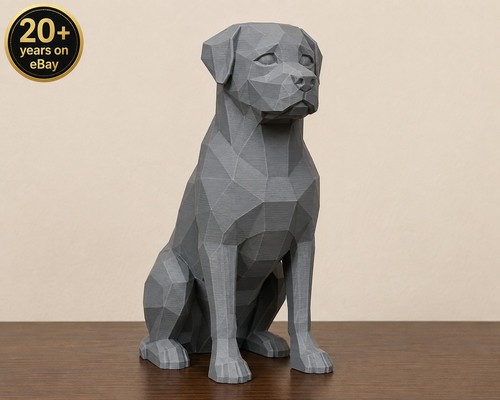 Low poly rottweiler - rottweiler, dog