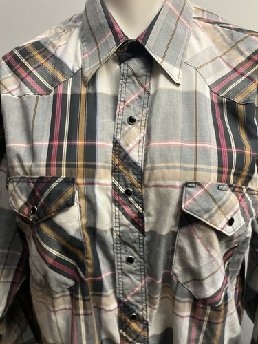 Vintage rustler plaid long - plaid, x-long
