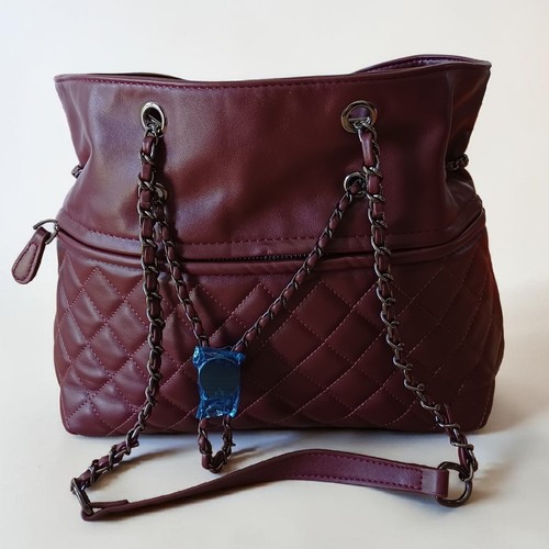 Burgundy handbag women - handbag, women's