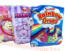✨️ Swizzels Love Hearts Plushies Cushion Rainbow Drops Pillow Bag Soft Toy Large