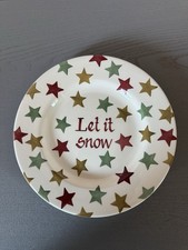 Emma Bridgewater Christmas Stars ‘let It Snow’ Plate