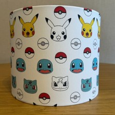 Pokemon Pikachu matches Bedding Ceiling Drum Light Shade 25cm/10"