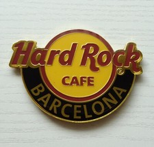 Magnet Hard Rock Cafe Barcelona Classic Logo Larger Lettering NEW