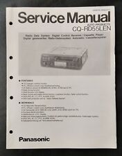 PANASONIC CQ-RD55LEN Auto Car Radio Cassette Player Service Manual APD9202023