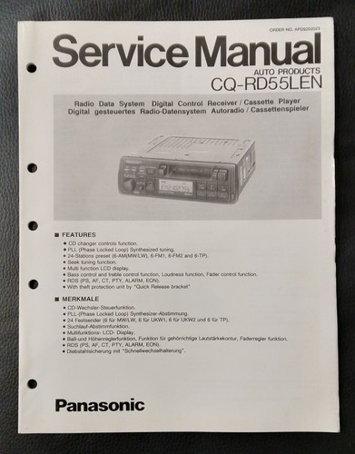 Panasonic rd55len auto - panasonic, car
