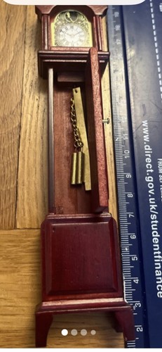 Dolls house grandfather clock - dolls,