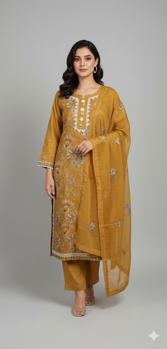 Embroidered bareeze karandi - embroidered,
