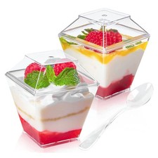 50 Pcs Dessert Cups Dessert