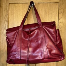 Faux Leather Red Travel