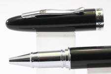 Vintage Rolls Royce Lacquered Black Rollerball Pen, CT (New Refill Fitted)