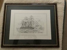 David Hawker Print Of HMS