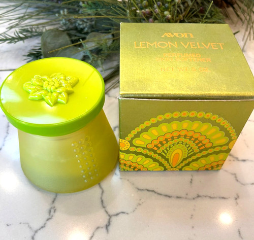 Vintage avon lemon - lemon, velvet