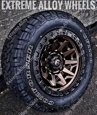 18" Bronze Alloy Wheels Mitsubishi L200 Pajero Shogun Warrior All Terrain Tyres