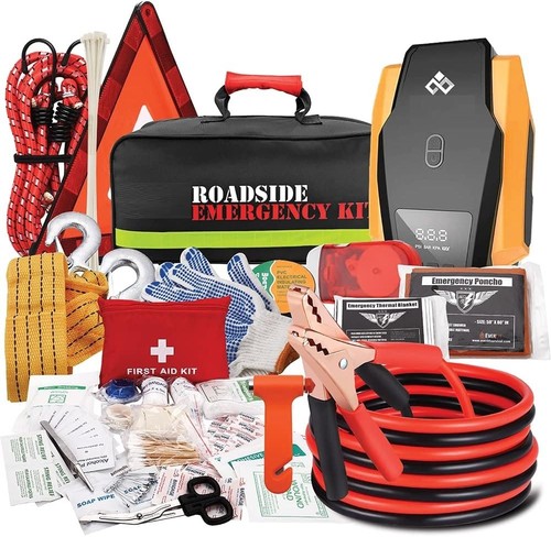 Car emergency kit - 108pc, jumper