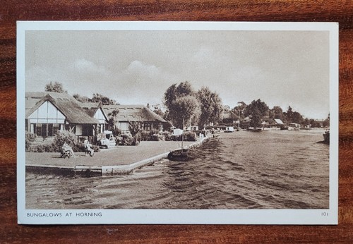 Vintage postcard bungalows - vintage,