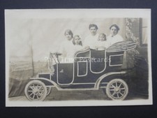 Family Portrait of Old Car