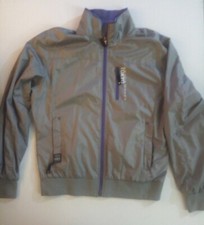 Tokyo Tigers  Grey /Purple Tracksuit Top-  Collared Jacket Size XL 