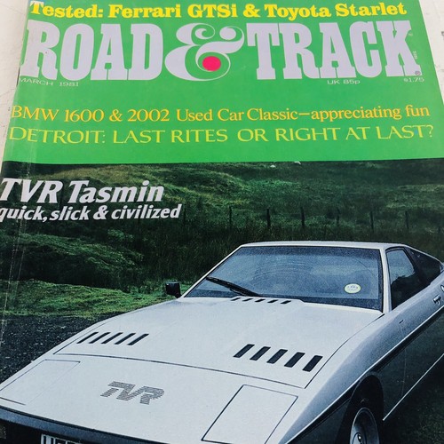 Road track magazine march - &,