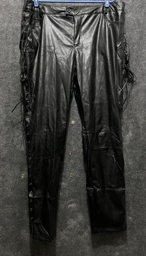 Men black leatherette - black,
