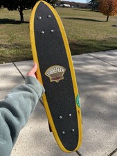 Vintage Fibreflex Gordon and Smith G&S Skateboard Steve Cathey Yellow