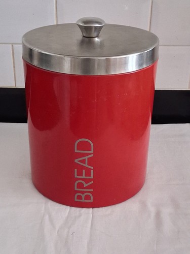 Round metal bread bin 26cm - round,