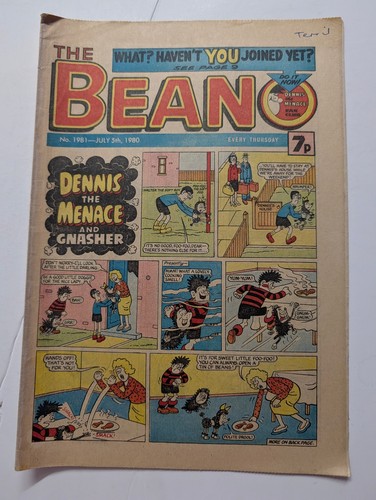 Beano comic 1981 july 5th - no, 1981,